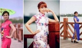 旗袍美女吃瓜,品味生活百态