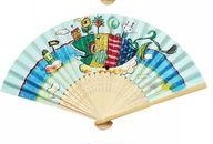 diy扇子手绘吃瓜,DIY夏日清凉艺术品