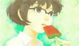 搞笑吃瓜漫画头像女生