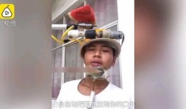 小伙发明自动吃瓜,小伙发明自动吃瓜神器，轻松享受夏日清凉